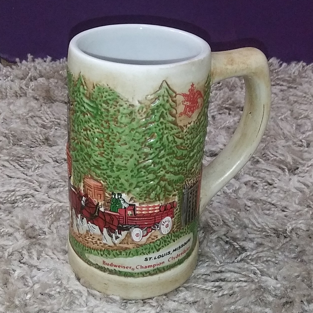 Vintage Budweiser Stein 1976